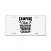 Camping Where Friends And Marshmallow Get Toasted At The Same Time License Plate