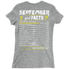 September Girl Facts Virgo Ladies Fitted T-Shirt