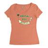 drink pee Women's Triblend Scoop T-shirt
