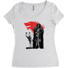 the king and the white wol Women's Triblend Scoop T-shirt