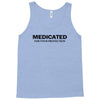 medicated for your protection t shirt 3xl funny awesome cool drugs hum Tank Top