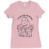 not like otters Ladies Fitted T-Shirt