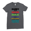 daddy you are my favorite superhero Ladies Fitted T-Shirt