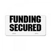 Funding Secured License Plate