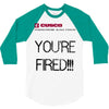 back to the future you are fired 3/4 Sleeve Shirt