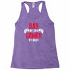 dad by day gamer by night gaming Racerback Tank