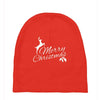 merry christmas flower Baby Beanies