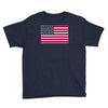 usa flag navy american Youth Tee