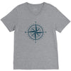 compass sun V-Neck Tee