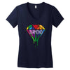 Diamond Women's V-Neck T-Shirt