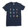 fuck pizza Ladies Fitted T-Shirt