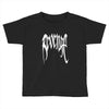 XXXTENTACION Revenge Kill white logo Toddler T-shirt
