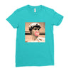 Michelangelo David Bubble Gum Ladies Fitted T-Shirt