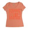 straight outta second grade Women's Triblend Scoop T-shirt