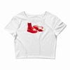 red skinhead bovver boots ideal birthday gift or present Crop Top