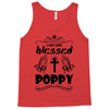 I Am One Blessed Poppy Tank Top