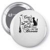 can't fly with the big girls Pin-back button