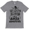 You Cant Scare Me I am Biker Grandfather T-Shirt