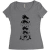 dragonball goku Women's Triblend Scoop T-shirt
