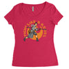fight like a rebel Women's Triblend Scoop T-shirt