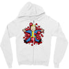 nuclear beauty Zipper Hoodie