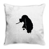 Lady Throw Pillow