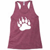 tiger paw sticker vinyl decal   wildcat claws print pet car window tru Racerback Tank