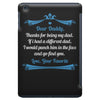Dear Daddy, Thanks for Being my Dad Baby Boy Letter to Father iPad Mini