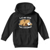 let me sleep Youth Hoodie