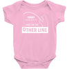 i was on the other line Baby Onesie