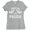 trust me i'm polish Ladies Fitted T-Shirt