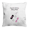 Creating a Little Disney Magic Pink Glitter Throw Pillow