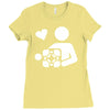 adesivo companion cube portal Ladies Fitted T-Shirt