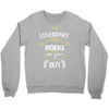 legendary riders are born in 1971 Crewneck Sweatshirt
