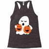 pumpkin with boo Racerback Tank