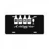 bottles 1965   mens funny License Plate