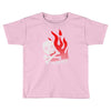 skull &amp; flames Toddler T-shirt