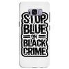stop blue on black crime Samsung Galaxy S8 Plus