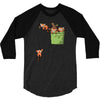 pocket red pandas 3/4 Sleeve Shirt