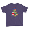 christmas tree made of bells stocking santa Youth Tee