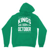 kings are born in october Unisex Hoodie