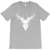 deer head vector white logo T-Shirt