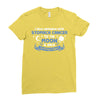 I Love Someone with Stomach Cancer to The Moon and Back to Infinity Ladies Fitted T-Shirt