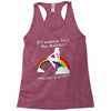 ls mug eat rainbow eat les Racerback Tank