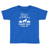 chill hungry wolf Toddler T-shirt
