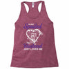 i'm not spoiled my husband just loves me Racerback Tank