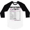 December Girl Facts Capricorn 3/4 Sleeve Shirt