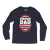 proud dad son Long Sleeve Shirts
