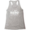 i am sher locked Racerback Tank