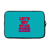 star spangled hammered Laptop sleeve